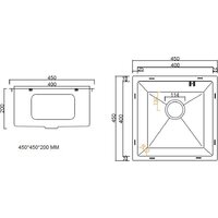 ARFEKA ECO AR 450*450 + cмеситель ISIS BLACK PVD Image #5