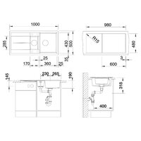 Blanco Metra 6 S Silgranit антрацит (513230) Image #2