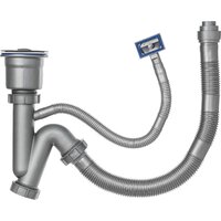 Saniteco 6550-L + Spike F9S07011 (сатин, с сифоном, дозатором и коландером) Image #14