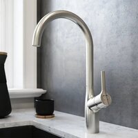 Saniteco 6550-L + Spike F9S07011 (сатин, с сифоном, дозатором и коландером) Image #16