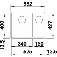 Blanco Subline 340/160-F (темная скала) Image #2