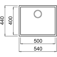 Elleci Quadra 105 Undermount Tortora 43 Image #2