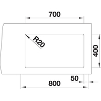 Blanco Etagon 700-U (антрацит) Image #3