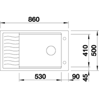 Blanco Elon XL 8 S (темная скала) 524861 Image #2