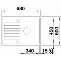 Blanco Zia 45 S Compact 526009 (черный) Image #2