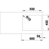 Blanco Subline 500-IF SteelFrame (черный) Image #3