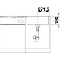 Blanco Subline 500-IF SteelFrame (черный) Image #4