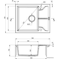 Deante Andante ZQN N11A (nero) Image #2