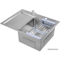 Saniteco 6550-R (с сифоном, дозатором и коландером) Image #3