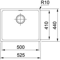 Franke Sirius SID 110-50 125.0443.353 (оникс) Image #2