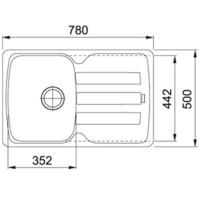 Franke Antea AZG 611-78 (оникс) Image #2