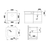 Blanco Subline 500-U Coloured Components вулканический серый (527795) Image #2