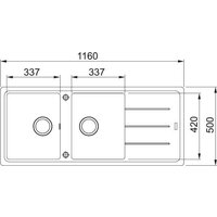 Franke Basis BFG 621-116 114.0676.263 (оникс) Image #2