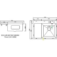 ARFEKA ECO AR 650*500 R BLACK PVD NANO Image #3