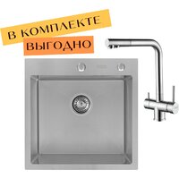 ARFEKA ECO AR 500*500 + cмеситель GEMINIA SATIN