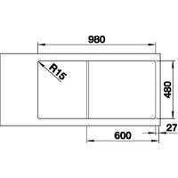 Blanco Lemis XL 6 S-IF 523034 (серебристый) Image #4