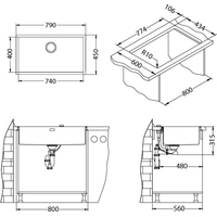 Alveus Monarch Quadrix 60 (бронзовый) Image #2