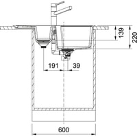 Franke UBG 651-78 (белый) Image #3