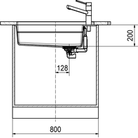 Franke Kubus 2 KNG 110-62 125.0512.515 (оникс) Image #3