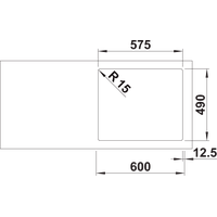 Blanco Solis 340/180-IF/A 526132 (правая, полированная) Image #3