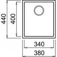 Elleci Quadra 100 Undermount Nero G40 Image #2