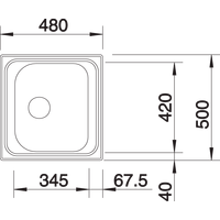 Blanco Tipo 45 525320 (нержавеющая сталь матовая) Image #5