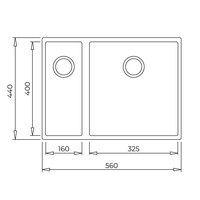 TEKA Square 2B 560 TG (черный) Image #2