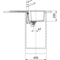 Franke Urban UBG 611-78 (графит) Image #3