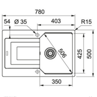 Franke Urban UBG 611-78 (графит) Image #2