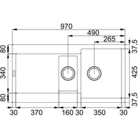 Franke Maris MRG 651-97 114.0675.994 (каменно-серый) Image #2