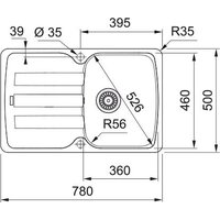 Franke Antea AZG 611-78 114.0676.249 (оникс) Image #2