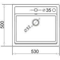 Pyramis Camea 50x53 1B (черный) Image #2