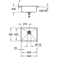 Grohe K700 60-S 55/45 1.0 31726SD0 Image #2