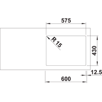 Blanco Solis 340/180-IF 526131 (левая, полированная) Image #3