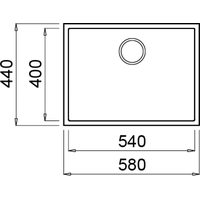 Elleci Quadra 110 Undermount Black K86 Image #2