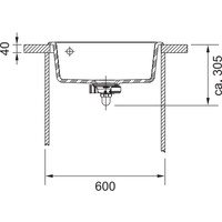 Franke Mythos MTK 610-58 (графит) Image #3