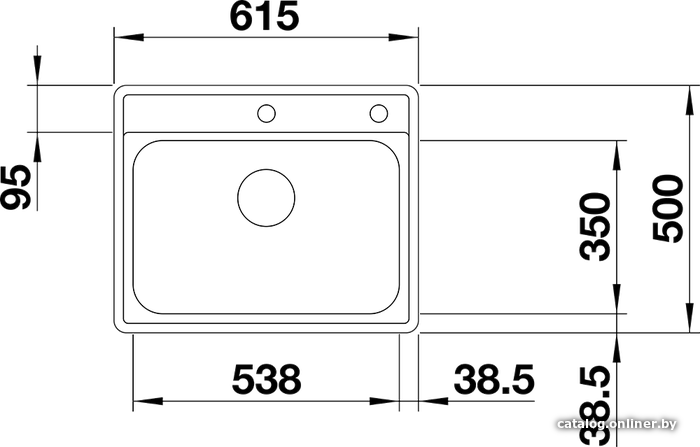 Blanco Lemis 6-IF нержавеющая сталь матовая (525108) Image #3