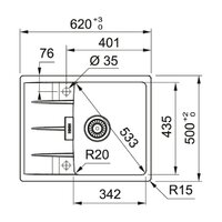 Franke CNG 611/211-62 (белый) Image #2