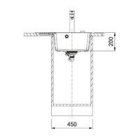 Franke CNG 611/211-62 TL 114.0639.712 (черный) Image #3