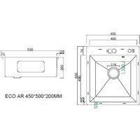 ARFEKA ECO AR 450*500 BLACK PVD NANO Image #9