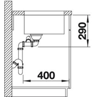 Blanco Andano 340/180-U (с клапаном-автоматом) Image #4