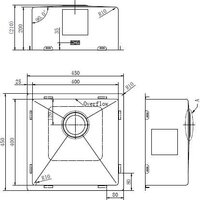 Aquasanita DER 100 X + cмеситель AquaSanita 2663 L 002 steel Image #5