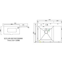 ARFEKA ECO AR 650*500 L BLACK PVD NANO Image #3