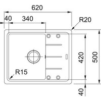 Franke Basis BFG 611-62 114.0716.316 (серый сланец) Image #3