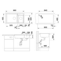 Blanco Metra 9 Silgranit тёмная скала (518886) Image #2