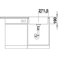 Blanco Subline 500-IF/A SteelFrame (белый) 524112 Image #3