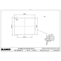 Blanco Etagon 500-U Silgranit (темная скала)  [522228] Image #6