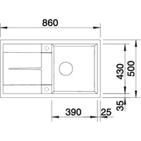 Blanco Metra 5 S 525918 (черный) Image #2