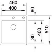 Blanco Claron 400-IF/A нержавеющая сталь матовая Durinox (523392) Image #4