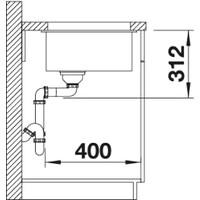 Blanco Subline 700-U (антрацит) Image #3